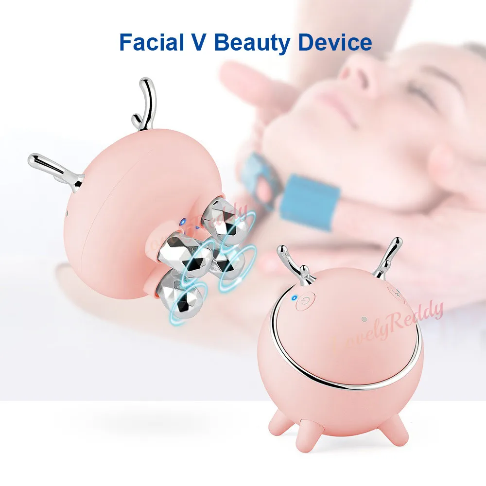 3D Face LED Photon Therapy 4 in1 RF EMS Facial Massage Tool Anti Wrinkle Skin Tighten Fatigue Relief Facial Beauty Device
