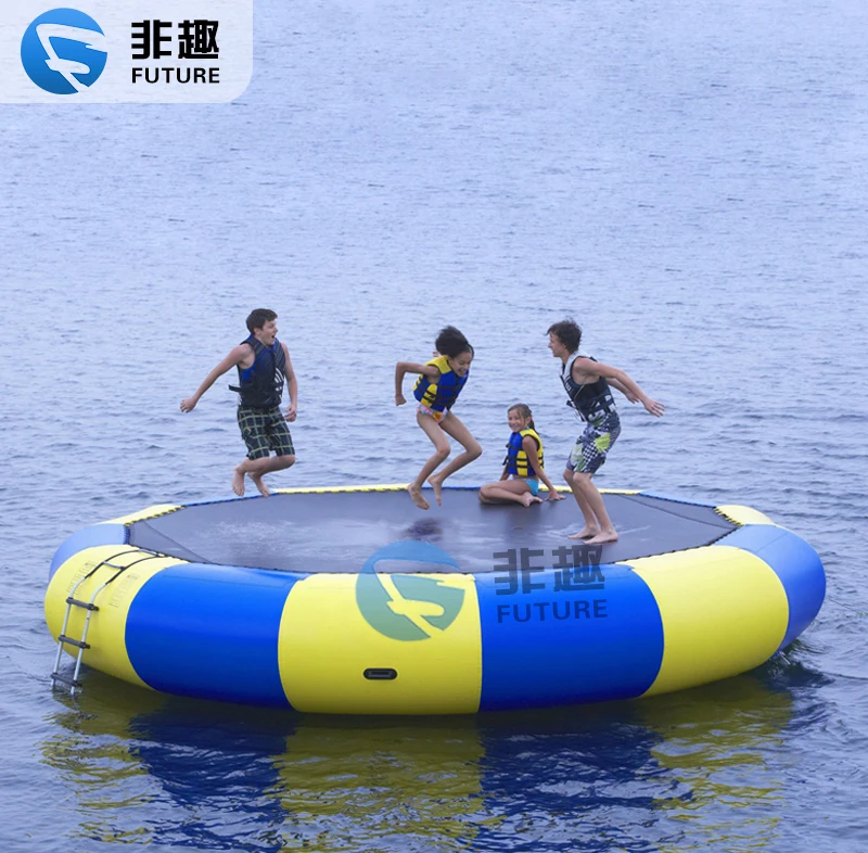 

Large outdoor water toys Inflatable water trampoline Children's water park equipment inflatable model