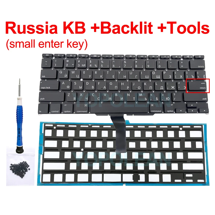 New Keyboards with Backlight For Macbook Air 11