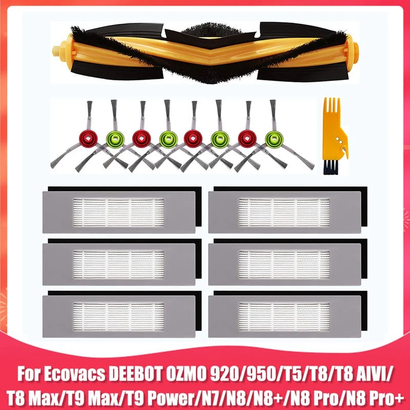 

Replacement Parts For Ecovacs Deebot OZMO 920 950 T9 T8 T8 Max T8 AIVI T5 N8 Series Robot Vacuum Cleaner Accessories Kit
