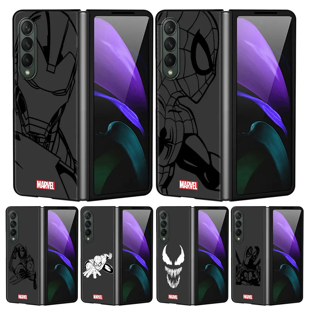 Marvel Iron Man Spiderman Print Custodia Per Cellulare Per Samsung Galaxy Z Fold 3 Z Fold4 Fold3 Fold4 5G Zfold4 Zfold3 Hard Pc