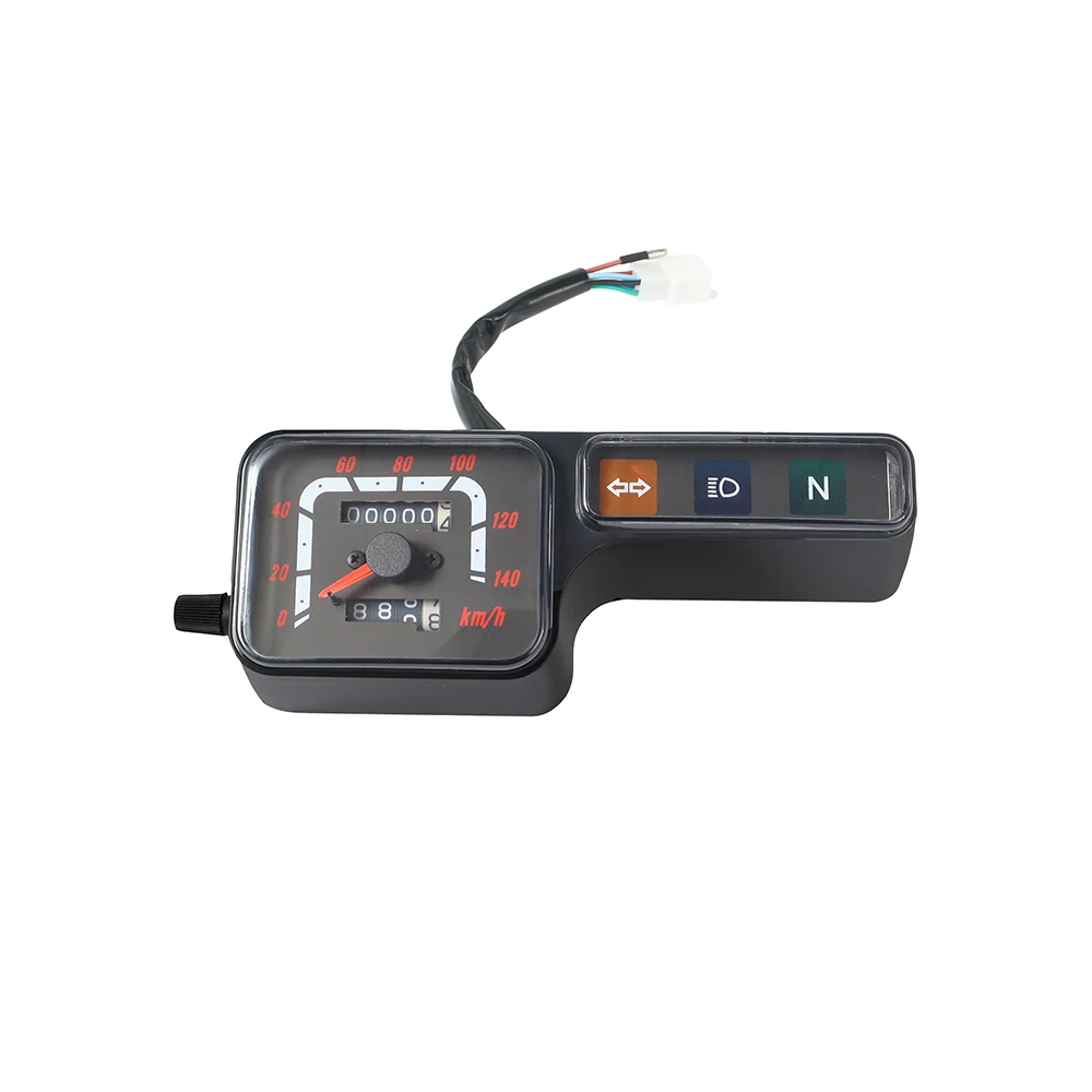 Motorcycle Digital Speedometer Kilometer Gauge Tachometer