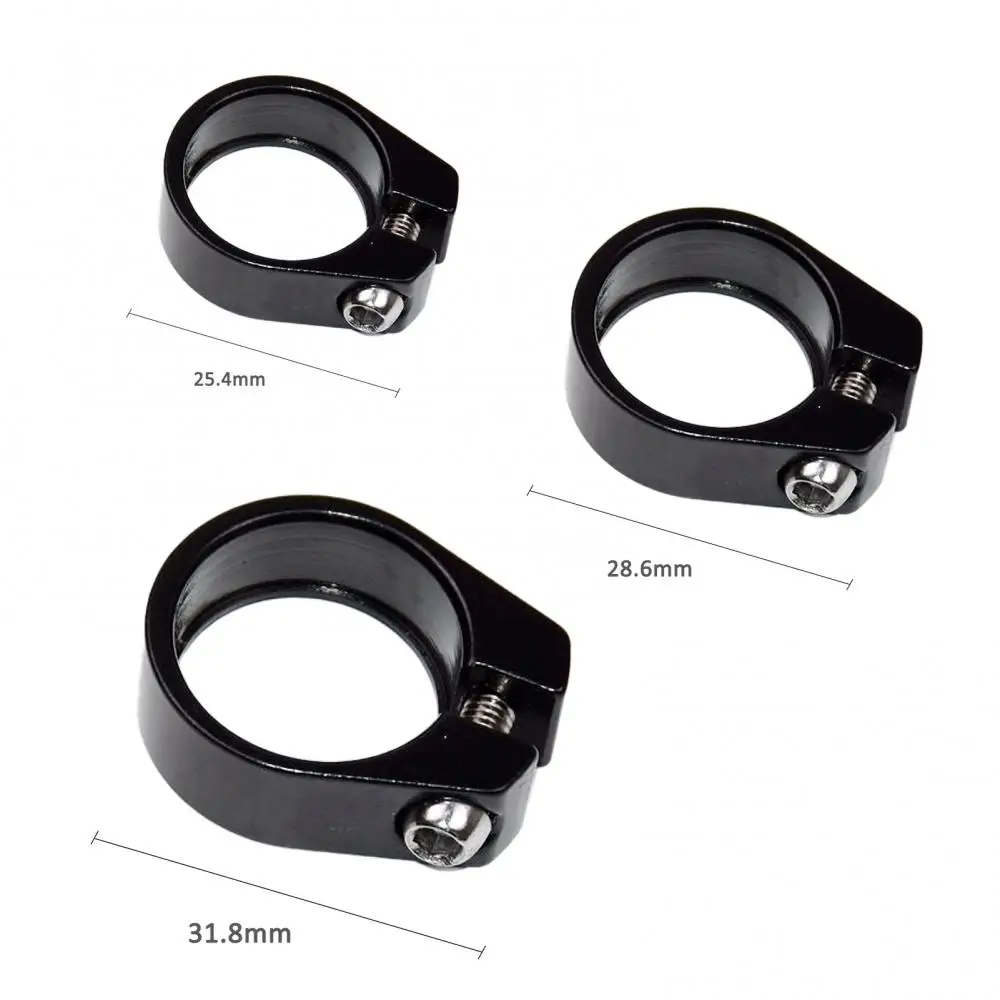 Bicycle Seatposts Clamps 25.4mm/28.6mm/31.8mm Bicycle Aluminum Alloy Single Nail Seat Tube Seatpost Clamp