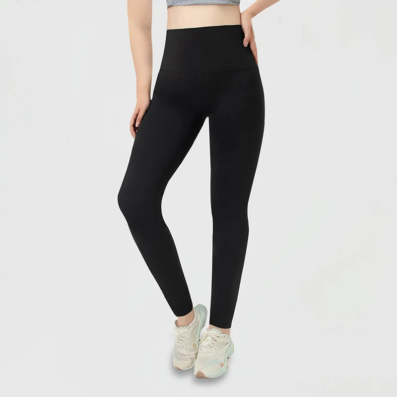 1/3 Piece Set Of Women's Solid Color High Waisted Elastic Yoga Pants For All Seasons Casual Sports Running Leggings Warm Pants 5