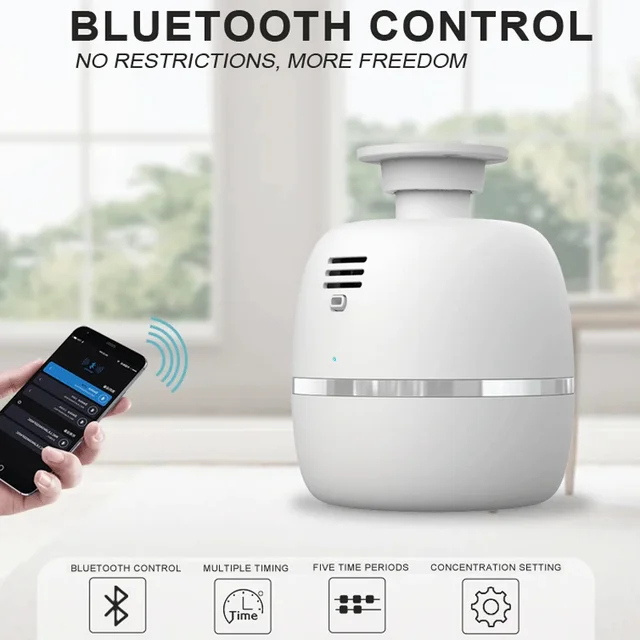Bluetooth Control Aroma Diffuser Hotel Electric Aromatic Oasis Essential Oil Diffuser Ceiling Scent Machine Smart Home Fragrance 2