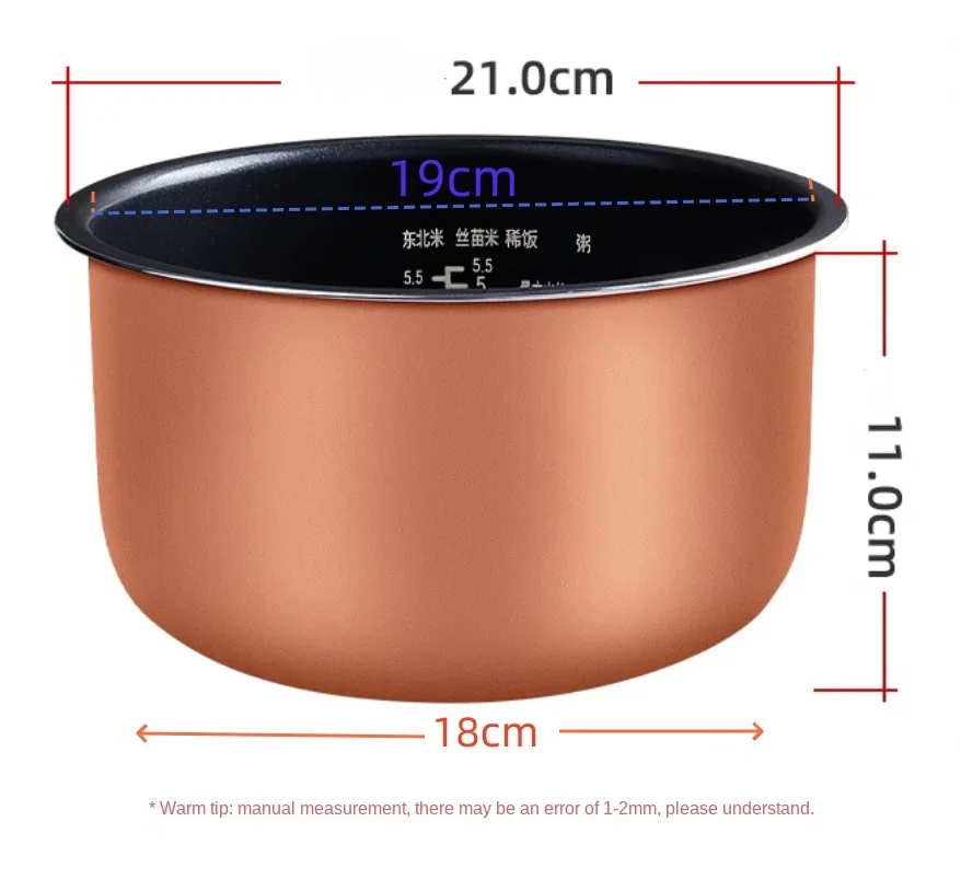 Inner Pot for Midea rice cooker 3L MB-FS3017/YJ308J/FS3018Q/WYJ301/YJ30ED