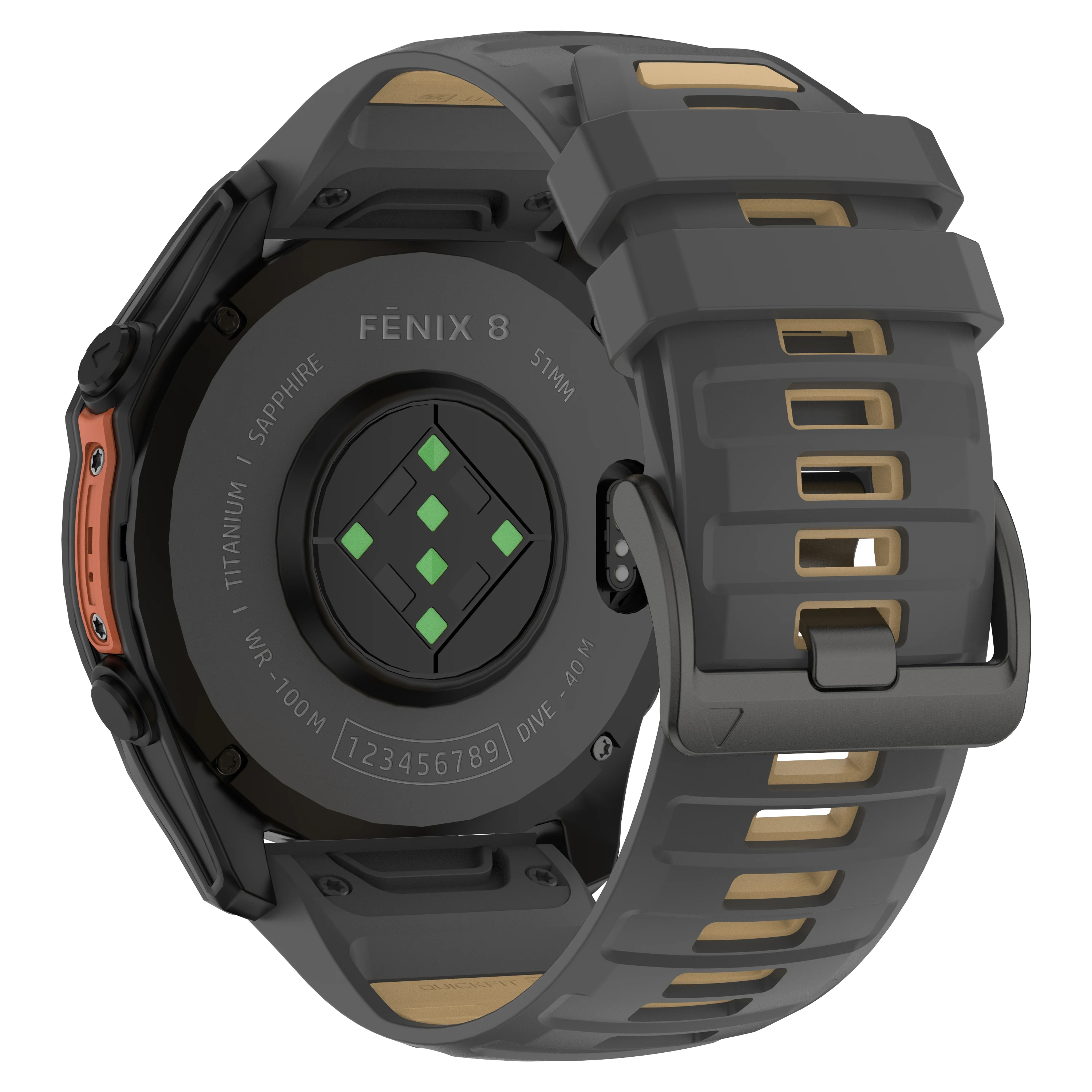 Premium QuickFit Silicone Strap Bracelet - 26mm/22mm Adjustable Band