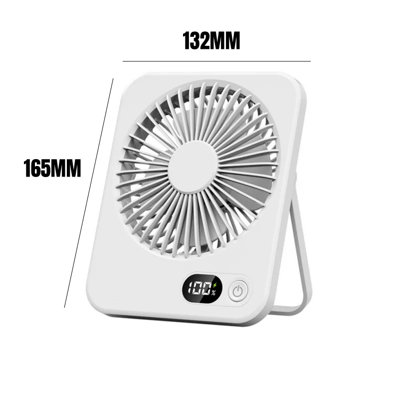 USB Mini Portable Fan Desk Fan Operation 4 Speed Wind Standing Fans Air Circulator Fan Mini USB Ventilator Fan for Office Home