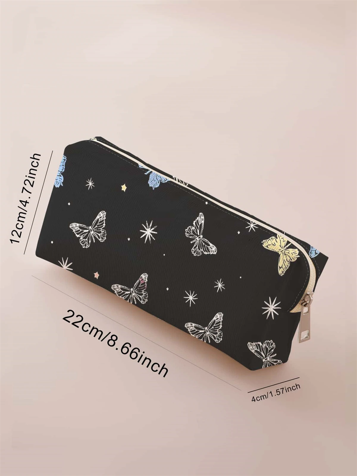 Small pencil case, large capacity pencil case, multifunctional stationery storage bag, student school organization supplies