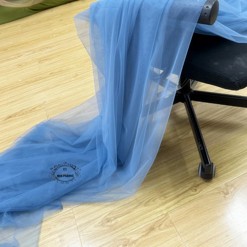 Versatile Green Soft Tulle Fabric for Elegant Decorations & Apparel