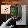 POROMETISTO ST01 Socket Tester Pro Voltage Test 30mA Socket Detector US/UK/EU Plug Ground Zero Line Plug Polarity Phase Checker 3