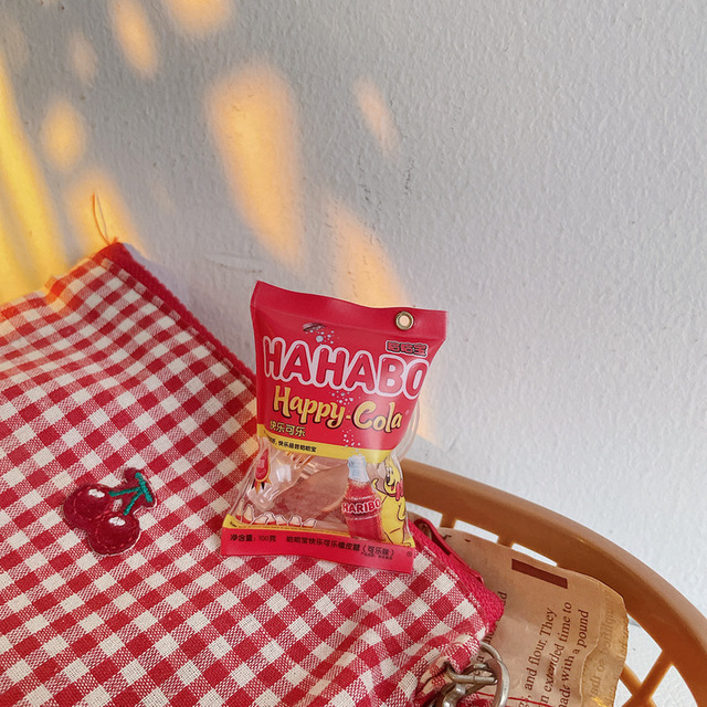 Packaging Korea Bear Gummy Cell Phone Stand Grip Tok Holder Cola Simulation Snack Bag Mobile Phone Fondant Bracket