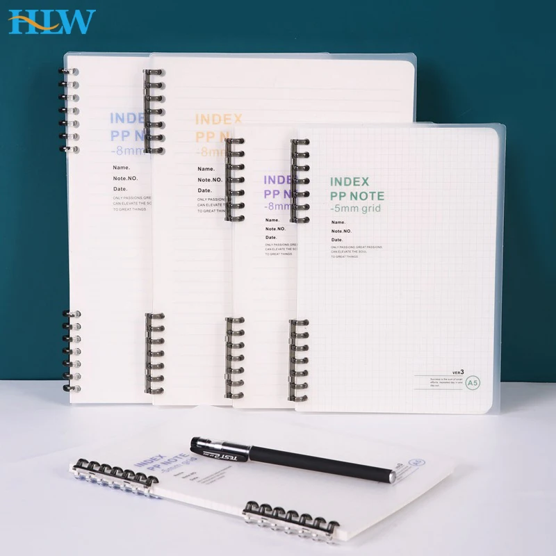 Diario A7/A5/B5 Accessori Per Notebook A Fogli Mobili Fai Da Te Assemblaggio Staccabile Creativo Anello A Fogli Mobili Copertina A Fogli Mobili Libro 