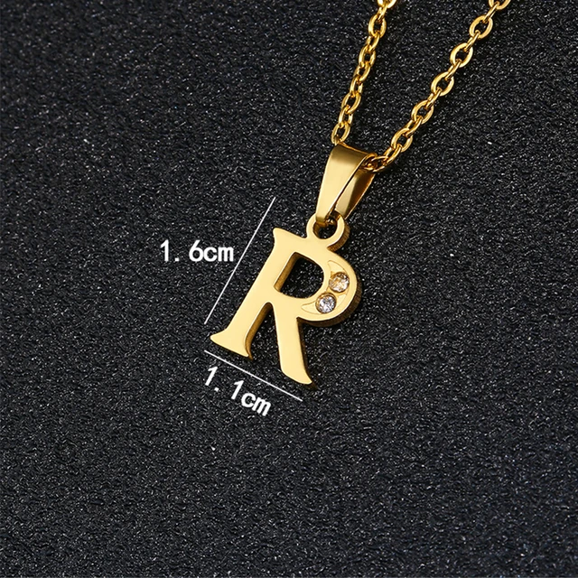 Trendsmax Collana Con Ciondolo A Forma Di Lettera A-Z, Per Donne - Foto 4