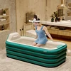 Plastic Inflatable Bathtub Adult Baby Pool Large PVC Foldable Portable Bathtub 220v/110v ,130*80*52cm/140*90*53 cm Optional 4