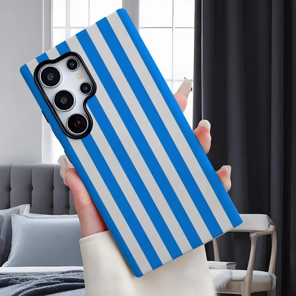 Luxury Striped Pink on Pink Phone Case - Double-Layer Back Cover