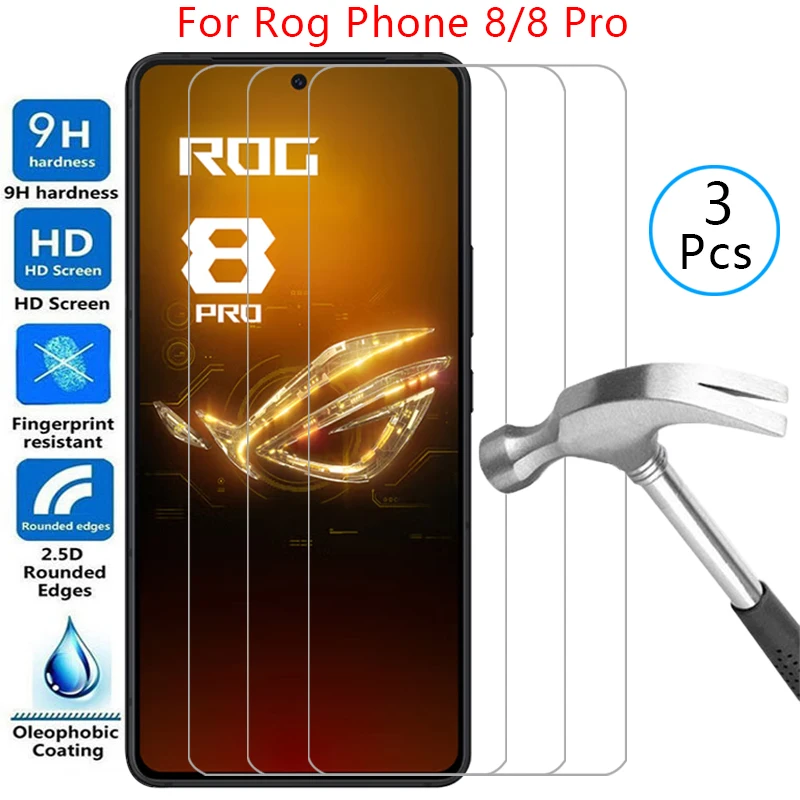 

Защита экрана для asus rog phone 8 pro, защитное закаленное стекло для телефона rogphone phone8 8pro phone8pro, стеклянная пленка для телефона 9h