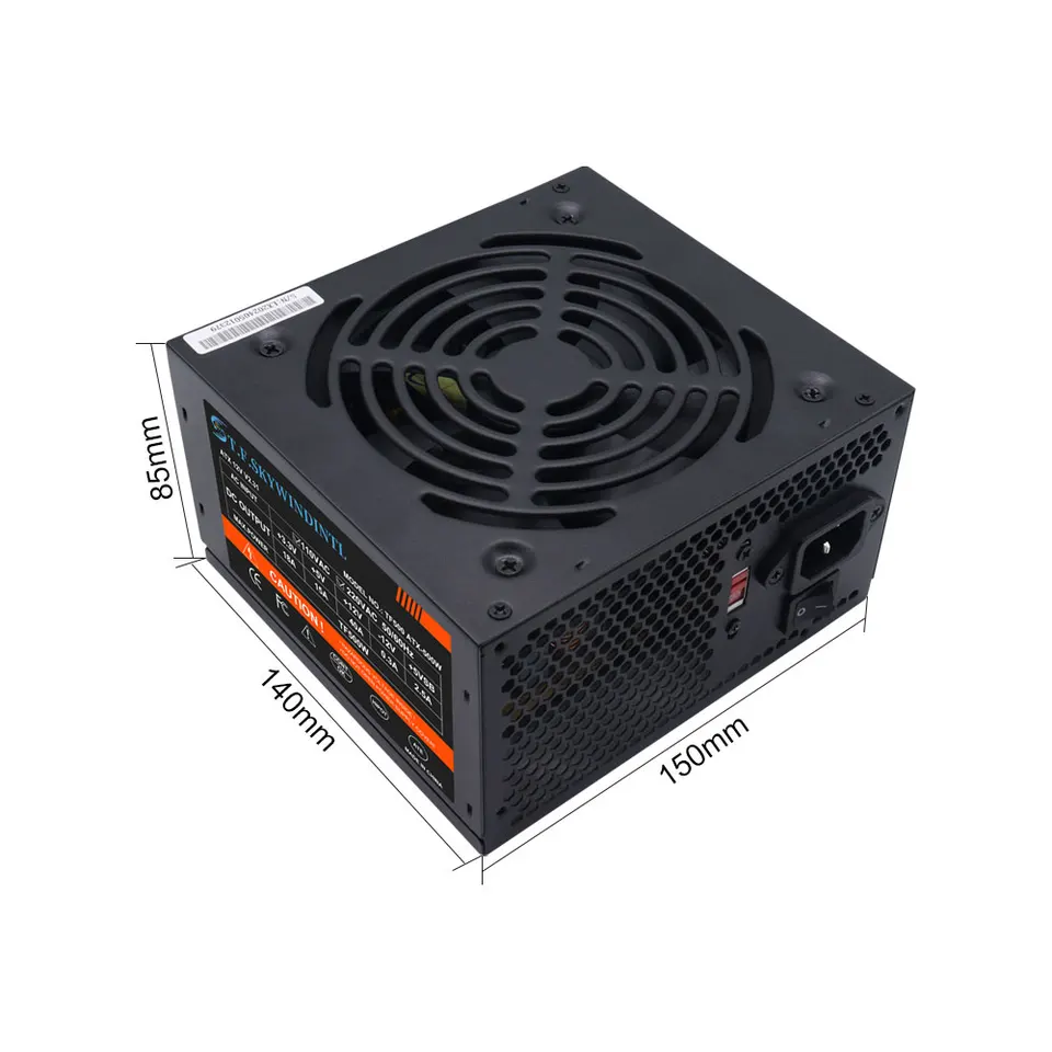 ATX 電源 500 ワット非モジュラー PSU 20 + 4Pin 電源