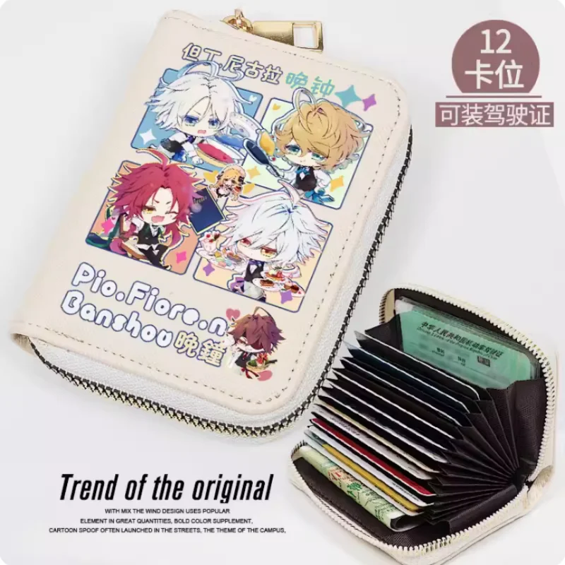 Anime Collar×Malice Zipper Fashion Wallet PU Purse Card Holder Money Bag Cosplay Gift B1231