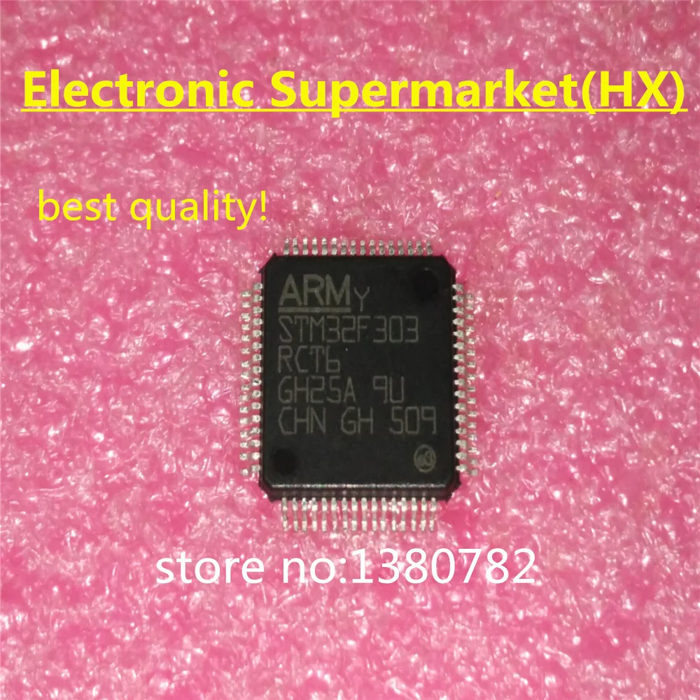 

Новинка, оригинальная модель STM32F303RCT6 STM32F303, стандартная цена!
