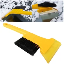 

Universal General Yellow Car Long Handle Ice Scraper Snow Remover Shovel ABS Windscreen Windshield Deicing Tool 35*12.5cm Easy