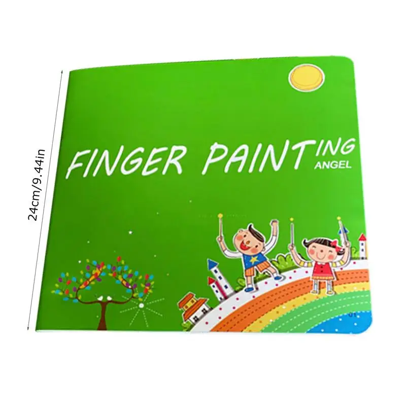 Kids Washable Finger Paint Finger Paint Tool Kit Portable Washable Kids Educational Tool Kit for Children Drawing tool