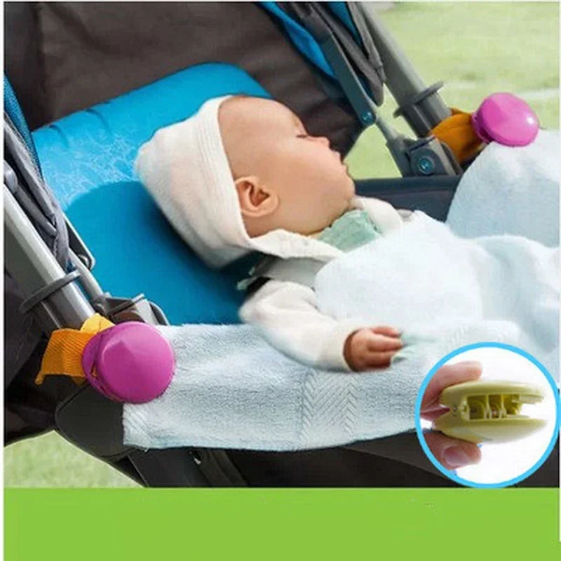 2 Pcs Maternity And Baby Products Baby Multifunctional Bib Clip Baby Carriage Clip Universal Baby Carriage Accessories