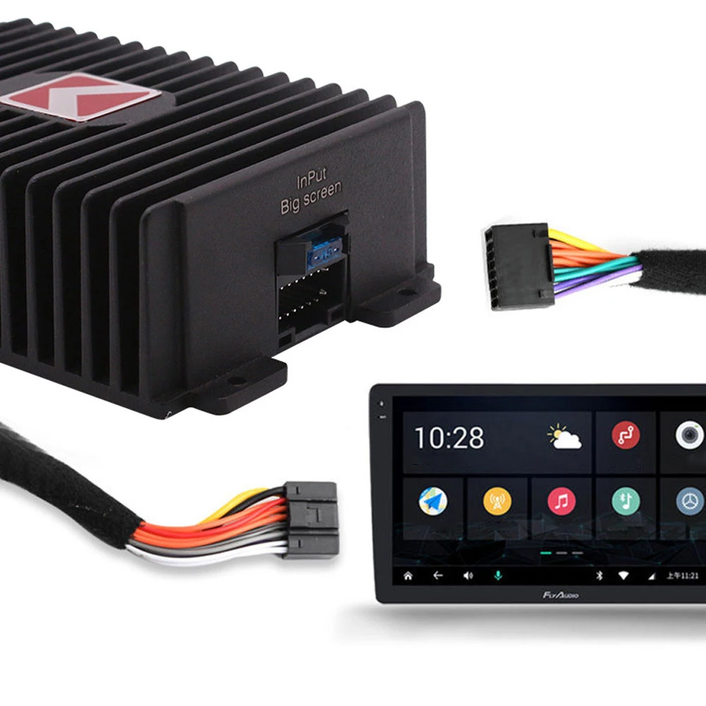 Android Navigation DSP Amplifier Box Aluminum Shell Car Stereo Audio 4 x 80W High Power Sound Upgrade DSP Amplifier Box car audio amplifier box