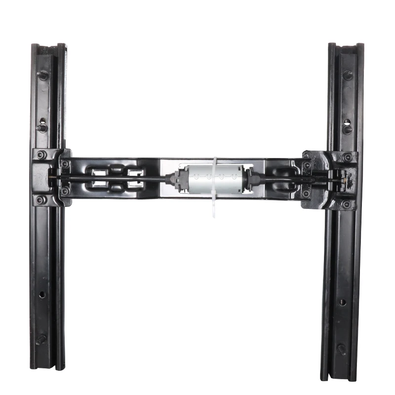 

Electric slide rail of car seat moves forward and backward. Electric seat underframe. Modification of electric seat of