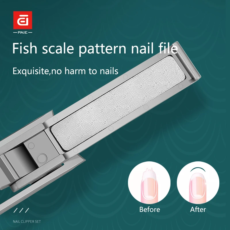 Ultra-Thin Nail Clippers Collapsible Portable Travel Fingernail Scissors Stainless Steel Toenail Trimmers Manicure Care Tools