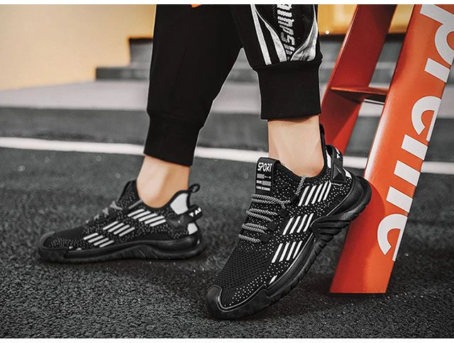 Description Picture 6 of itemOulylan Men Casual Sport Shoes Light Sneakers Outdoor  Classical Breathable Mesh Running Shoes Athletic  Tennis Shoes