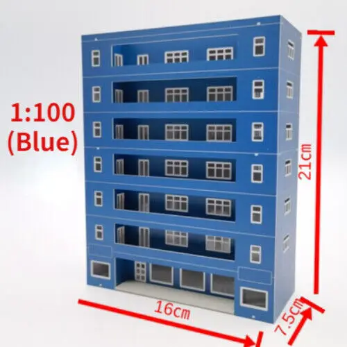 1:150/100 Scale Architectural Model for Gundam City School Teaching Building Model Display Scene Model Collection Gift 5