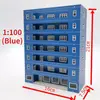 1:150/100 Scale Architectural Model for Gundam City School Teaching Building Model Display Scene Model Collection Gift 5