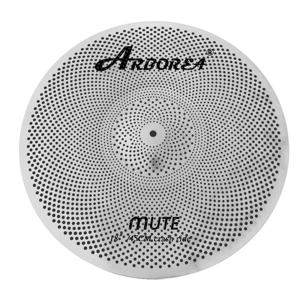 Arborea Sliver Low Volume Cymbal Set 13 inch Hi-Hat+16 inch Crash+20 Ride