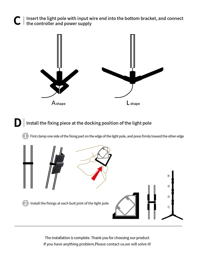 RGB LED Floor lamp 180CM Smart APP Remote Control Modern Corner 2PCS Floor Light Atmospheric Standing Light Indoor Home Decor