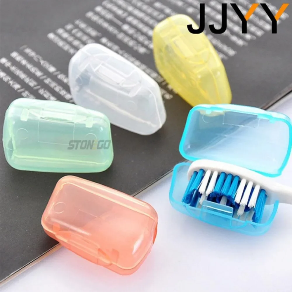 JJYY 5PCS Portable Home Outdoor Toothbrush Head Cover Portable Toothbrush Head Sanitary Protective Cap Outdoor Travel