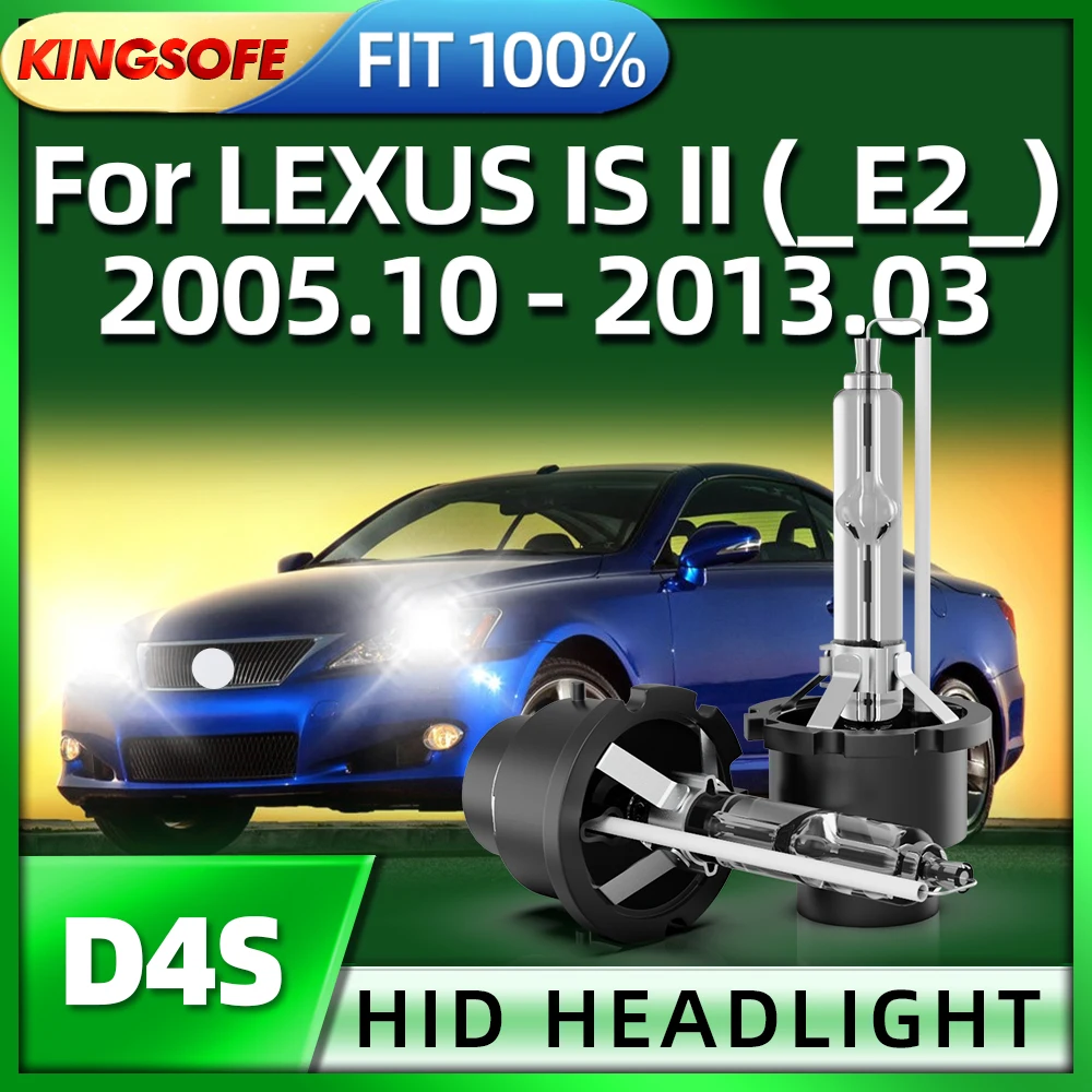 Roadsun D4S Xenon Bulb 12V 35W HID lamp 6000K Car headlight For LEXUS IS II (_E2_)2005 2006 2007 2008 2009 2010 2011 2012 2013 headlight lamp hid xenon ballast 8k0941597 8k0941597c 8k0941597e 2048703226 for audi a3 2008 2013 a4 2007 2011 vw cc