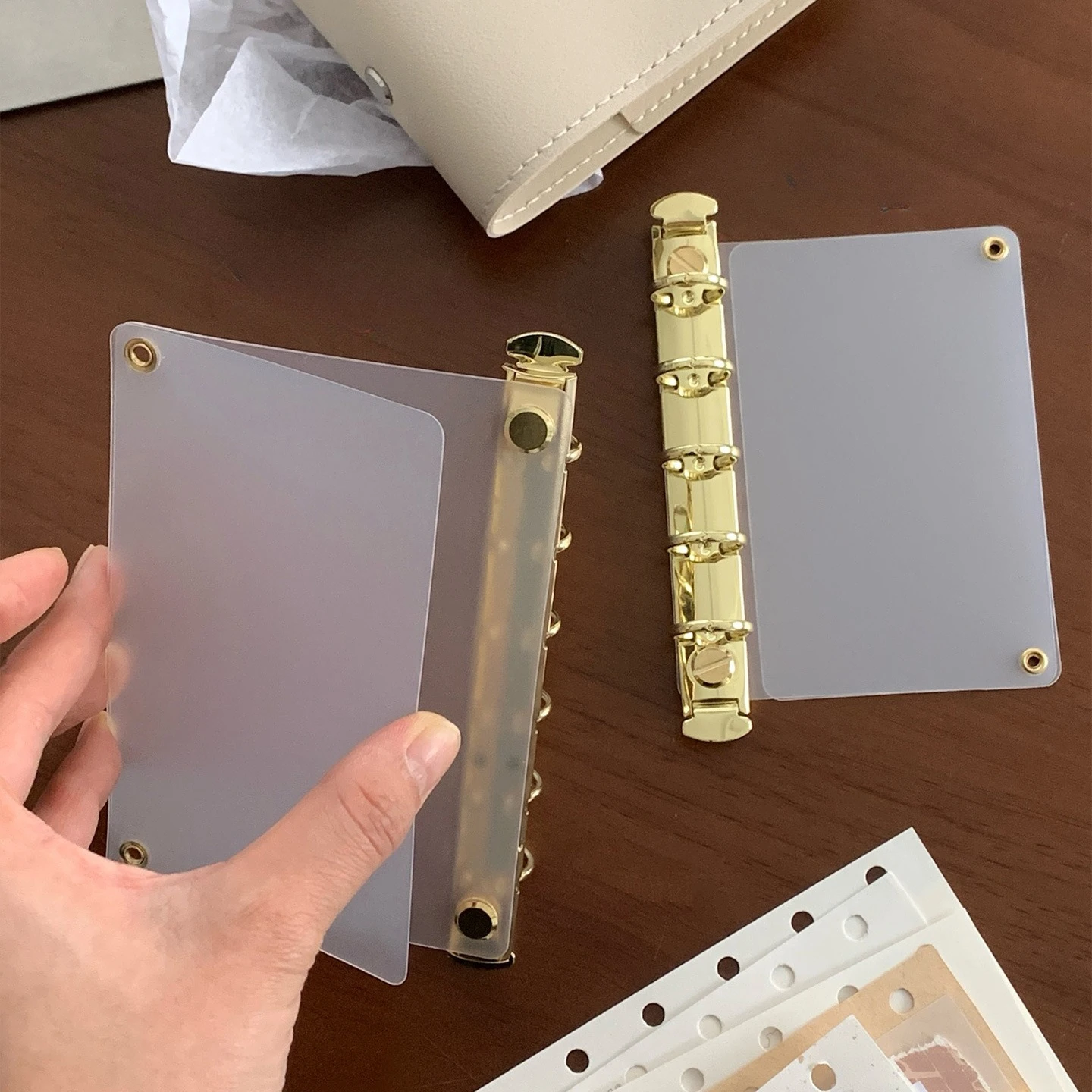 Loose Leaf Notebook Expansion Two-fold  M5A6 Adds Inner Pages for Storage, Side Insert LooseLleaf Folder - 2