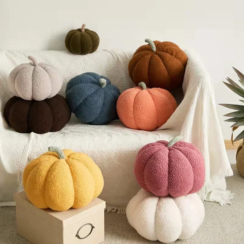 Soft Plush Pumpkin Toy for Kids Bedroom Decoration