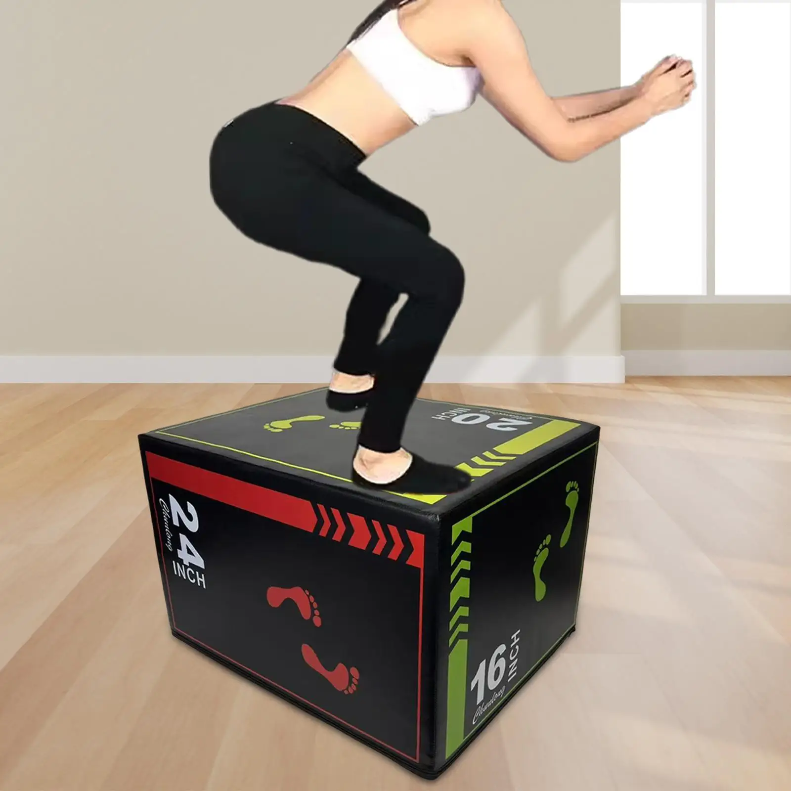Jump Box Portable Jumping Agility Box Jumping Exercise Step up for Workout Exercise Strength Training Home Gym