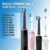 Replacement Toothbrush Heads Compatible with Oral B Braun Daily Clean Professional Brush Heads Nozzles for Oral-B Action Pro 5