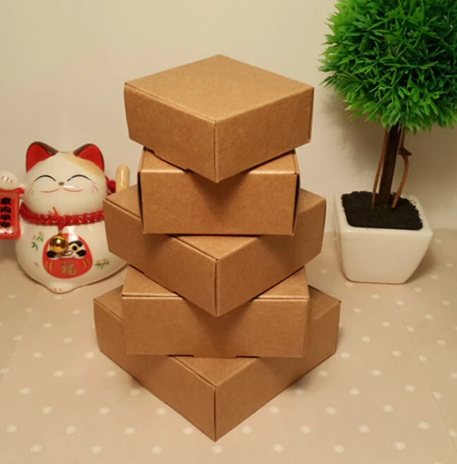100Pcs Wholesale Kraft Paper Gift Cardboard Box Custom Carton Cardboard Box Handmade Soap Jewelry Candy Package Boxes 6 S57f853ba28354c86a30a87ca67dc3693T