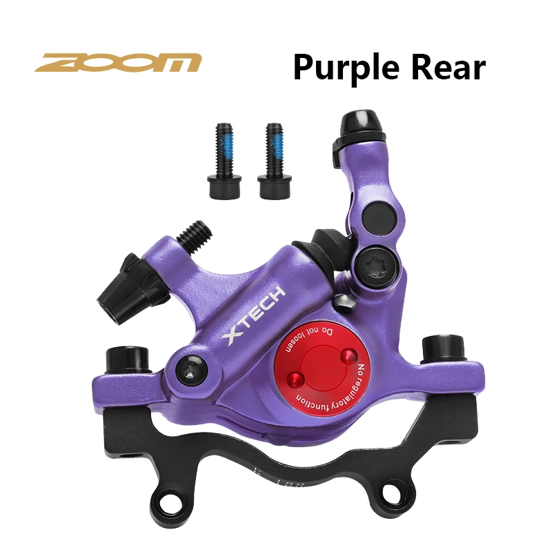 Kit Pinza Freno A Disco Idraulico Zoom Xtech HB100 Per Bici MTB - Posteriore O Anteriore, Attacco IS/PM, 160 Mm