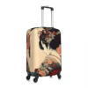 Japanese Geisha Art  Print Luggage Protective Dust Covers Elastic Waterproof 18-32inch Suitcase Cover Travel Accessories 3