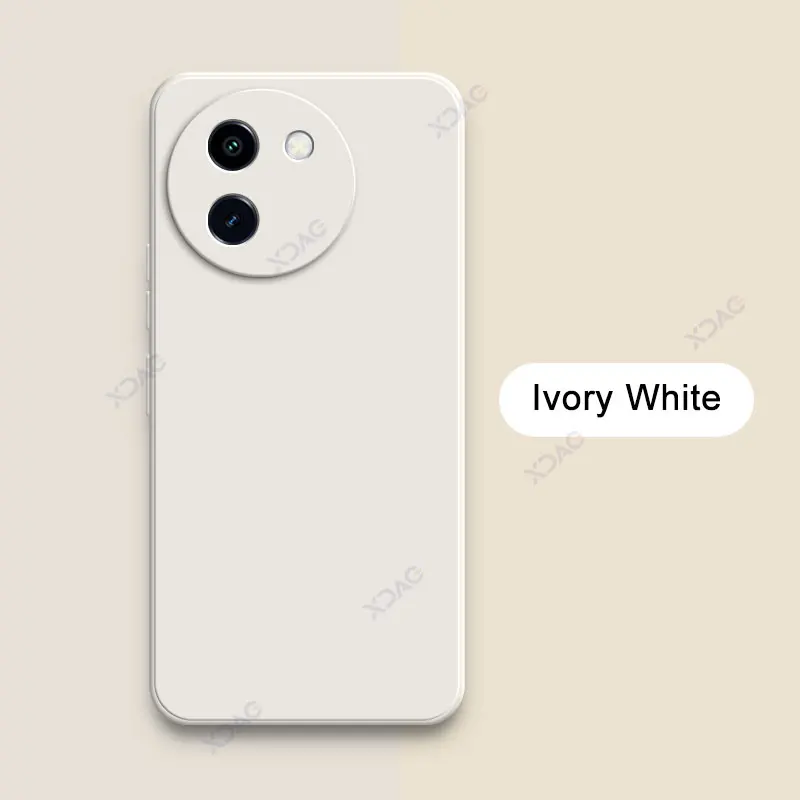 Enhanced Product Title: Premium Square Liquid Silicone Case - Luxury Full Protective Soft Cover