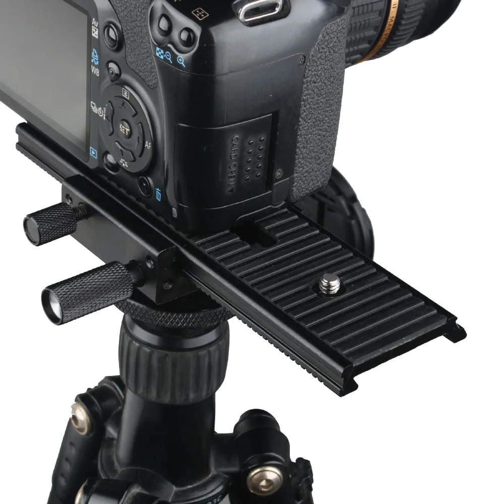 160mm Professional Macro Photography Focus Rail Slider Tripod Head Fine-tuning Head Plate for D5300 D7100 600D 700D 60D 70D