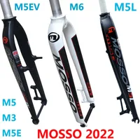 Mosso Fork M5L M6 M5 M5E M5EV M3 MTB Bike Fork Suitable for 26 27.5 29er Road Bicycle Fork v brake Front Forks Cone Gloss Matte 1