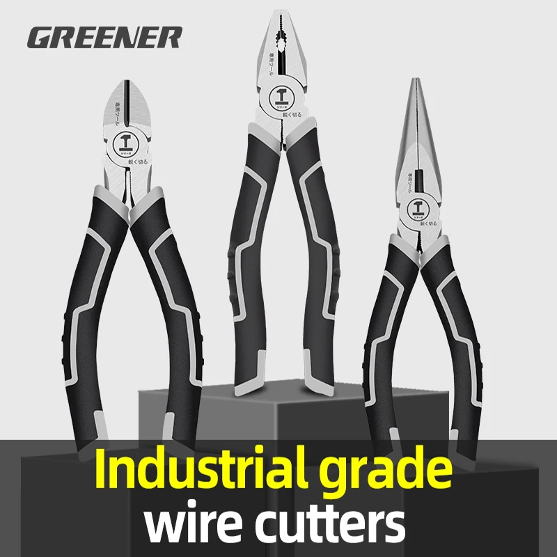 

GREENERY Multifunctional Universal Diagonal Pliers Needle Nose Pliers Hardware Tools Universal Wire Cutters Electrician