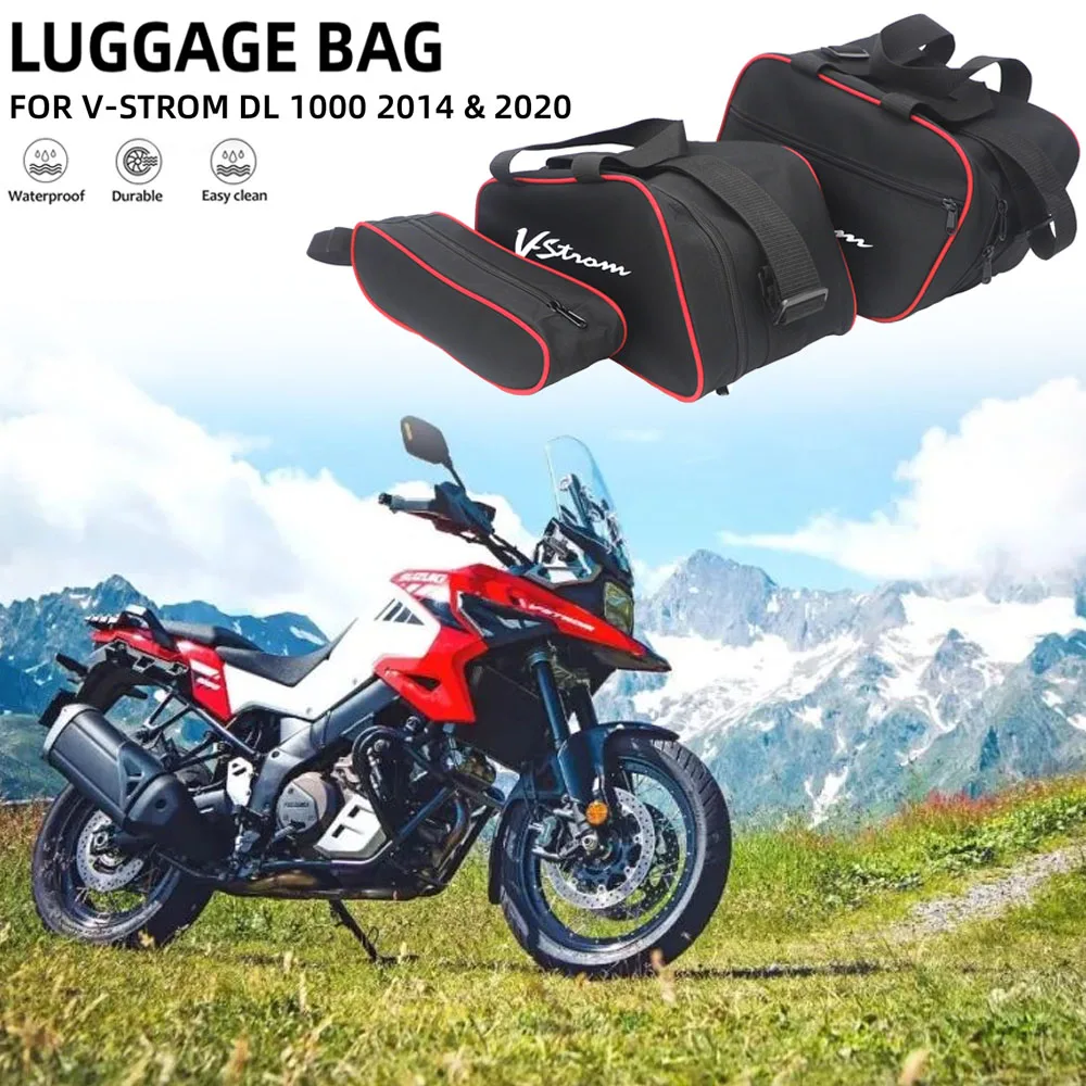 

Motorcycle Bags Saddlebag Luggage Bags Travel Knight Rider For SUZUKI V-STROM 1000 VSTROM 650 DL1000 DL650 DL1050 / XT 2014-2020