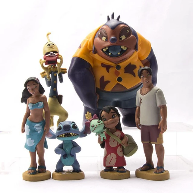 Lilo & Stitch Lilo Nani David Jumba Pleakley PVC Figures Toys for